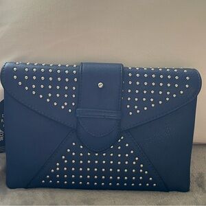 K. Carroll Navy Studded Women's Bag
